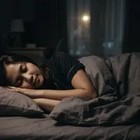Tidur di Ruangan Gelap (AI Generated)