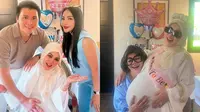 Acara Baby Shower Syahrini Jelang Lahiran Anak Pertama (Sumber: Instagram/ingedino dan bundoz)