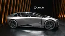 Konsep mobil listrik baterai LF-ZC generasi terbaru dari Lexus. (Kazuhiro NOGI/AFP)