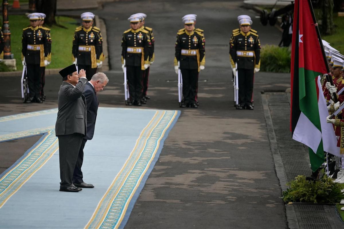 FOTO: Presiden Prabowo Sambut Raja Yordania di Jakarta, Agenda Bilateral Digelar di Istana Merdeka