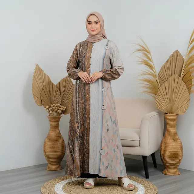 Model Gamis Abaya Arab yang Elegan/Ilustrasi Gemini AI