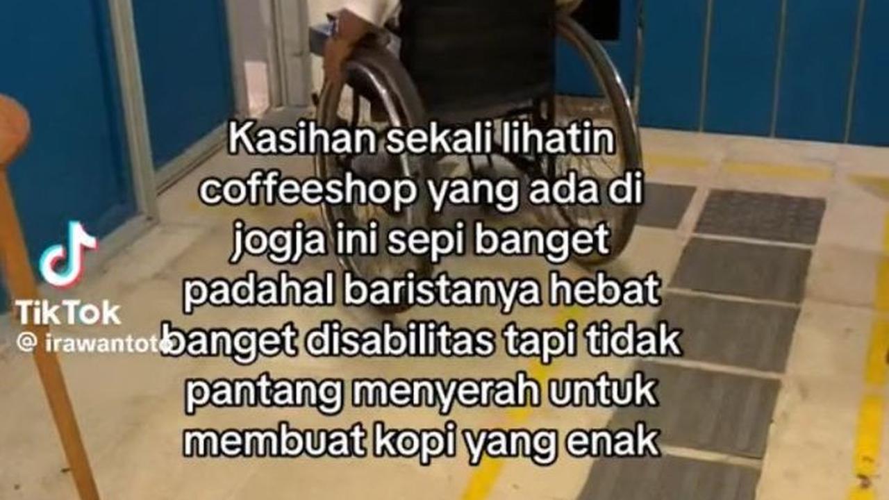 "Buat yang suka nongkrong di coffeeshop ayo diramein karena jujur baristanya hebat banget dalam membuat kopi enak ditambah murah," tulisnya di caption.