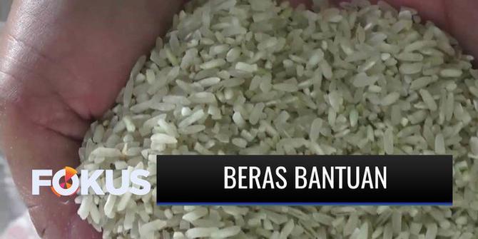 VIDEO: Sejumlah Warga Desa Ketawang Nganjuk Kembalikan Beras Bantuan Tak Layak Konsumsi