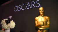 Patung Oscar di 91st Oscars Nominees Luncheon di hotel Beverly Hilton pada 4 Februari 2019. (ROBYN BECK / AFP)