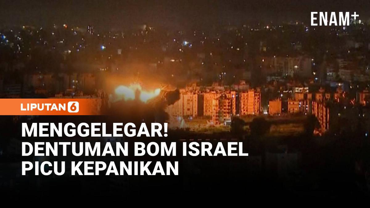 Dentuman Ledakan Guncang Beirut, Serangan Israel Picu Kepanikan