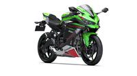 Kawasaki Ninja ZX25R dengan warna khas KRT yang mencakup Lime Green, Ebony dan Pearl Blizzard White (Kawasaki)