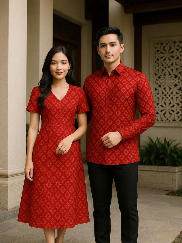 7 Model Batik Couple Terbaru 2025 yang Stylish dan Elegan, Tampil Serasi