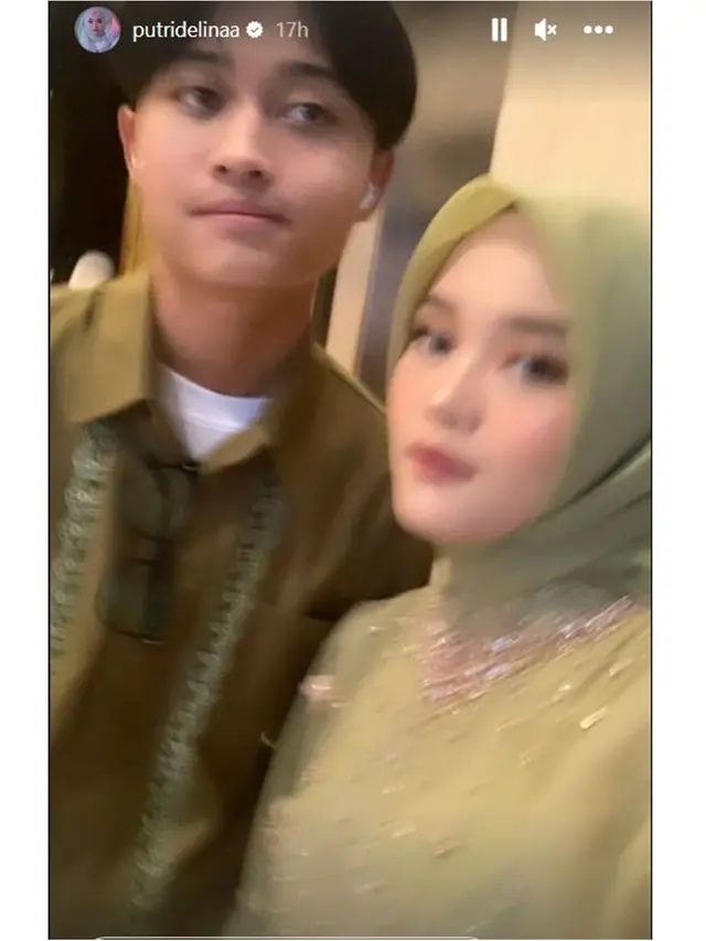 6 Potret Putri Delina di Lamaran Rizky Febian dan Mahalini, Kompak Bareng 2 Adiknya