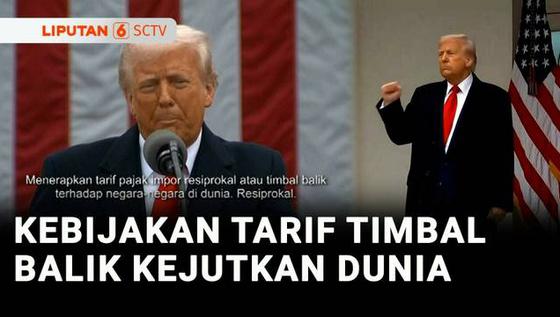 VIDEO: Trump Umumkan Kebijakan Tarif Impor Baru, Indonesia Kena 32 Persen! Apa Dampaknya?