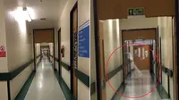 Penampakan hantu anak kecil di bangsal rumah sakit muncul di sebuah foto. (Mirror)