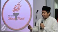 Maruarar Sirait menyampaikan sambutan saat peluncuran Majalah Taruna Merah Putih di Jakarta, Kamis (9/7/2015). Majalah organisasi kepemudaan sayap PDIP diharapkan menjadi media bertukar informasi . (Liputan6.com/Johan Tallo)