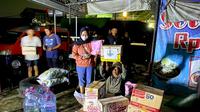 Relawan Srikandi Ganjar Buka Posko dan Bagikan Bansos untuk Korban Banjir Semarang.