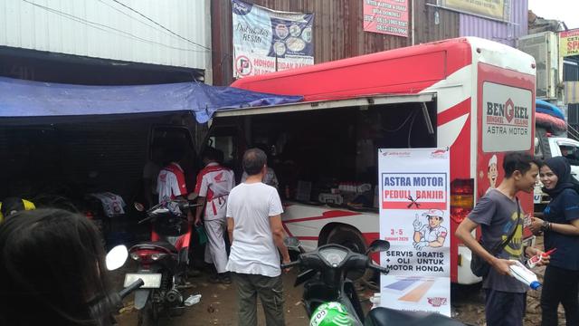 Honda Berikan Servis Dan Ganti Oli Gratis Untuk Korban 