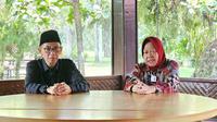 Calon Gubernur Jawa Timur nomor urut 3, Tri Rismaharini didampingi calon Wakil Bupati Jember K. H. Muhammad Balya Firjaun Barlaman yang akrab dipanggil Gus Firjaun. (Foto: dokumenrasi PDIP).