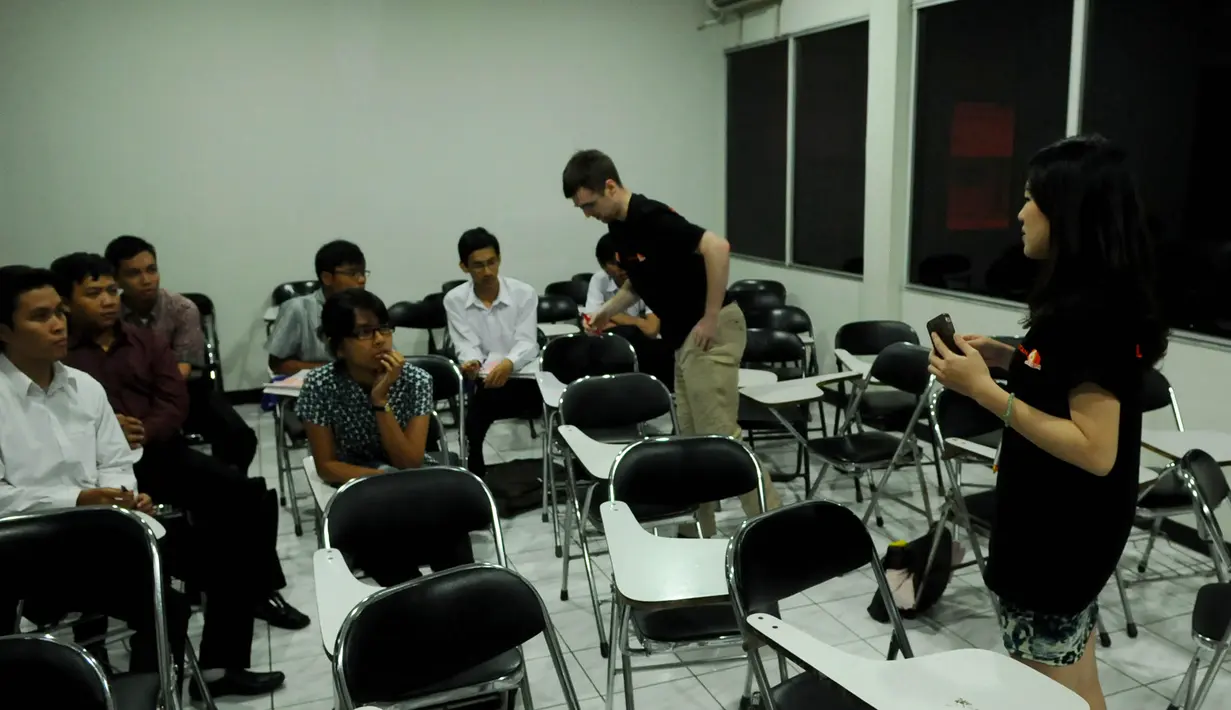 Universitas Budi Luhur, bekerjasama dengan PT. Kreatif Media Karya (Liputan6.com) menyelenggarakan Campus Hiring pada Senin, 3 Maret 2014 (Liputan6.com/Andrian M Tunay).