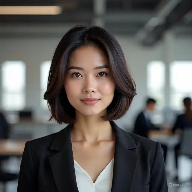 Gaya Rambut Bob Pendek Wanita Karir Praktis