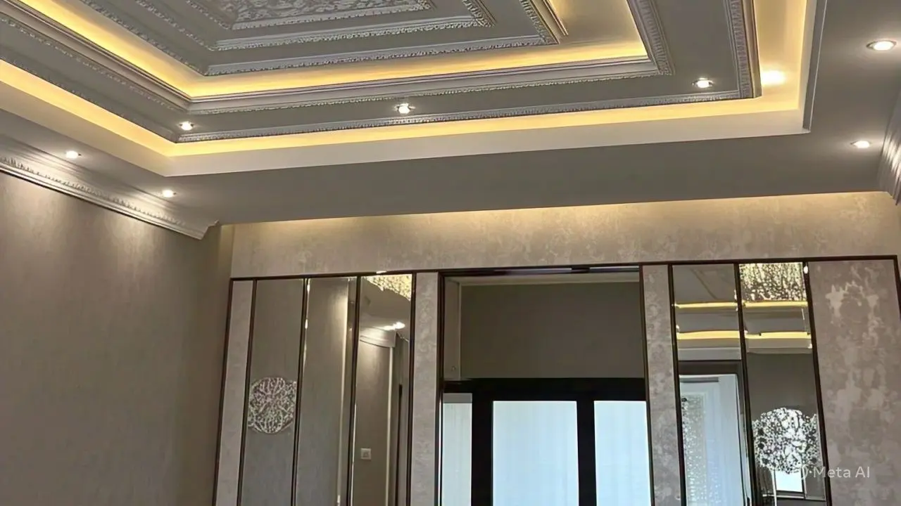 Plafon Gypsum Bertingkat untuk Kesan Mewah