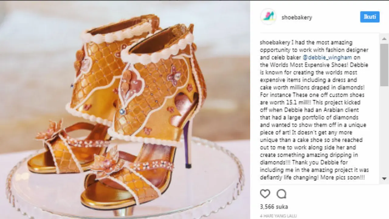 Ini Dia Kado Ulang Tahun Sepatu Termahal di Dunia