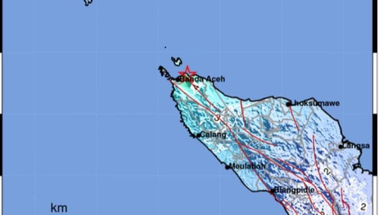 Gempa Berpusat di Darat Guncang Banda Aceh, Terasa Sampai 3 Detik