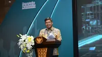 Direktur Jenderal Industri Agro Kemenperin Putu Juli Ardika, ketika mewakili Menteri Perindustrian membuka Business Matching Industri Pengolahan Rumput Laut dengan Industri Pengguna di Jakarta, Selasa (25/6/2024). (Dok. Kemenperin)