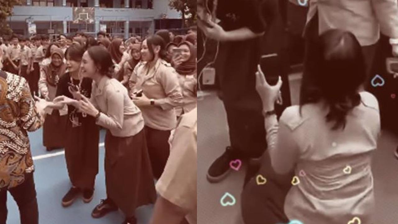 Momen Wapres Gibran Datangi SMP & SMA di Jakarta