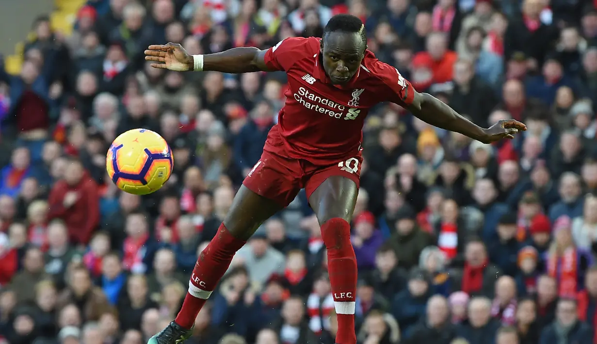 5. Sadio Mane (Liverpool) - 14 gol dan 1 assist (AFP/Paul Ellis)