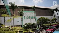 Pusat perbelanjaan Lotus. (Liputan6.com/Faizal Fanani)