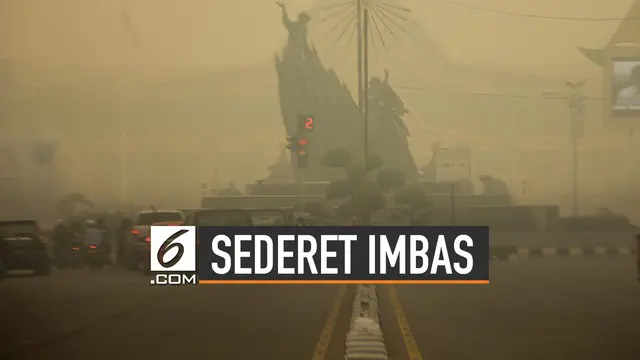 VIDEO: Sederet Imbas Kabut Asap Karhutla