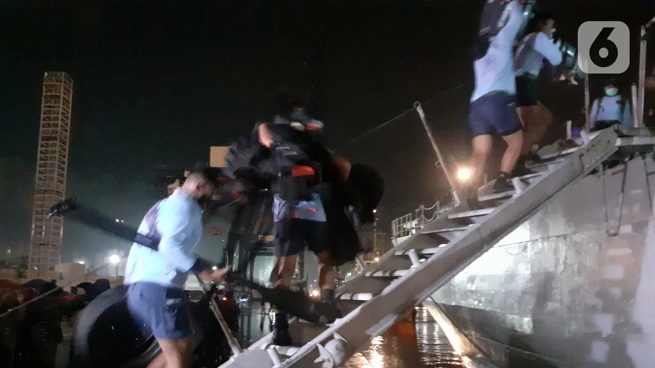 FOTO: Pesawat Sriwijaya Air SJ 182 Jatuh, Begini Kesiapan Tim Evakuasi Kopaska TNI AL