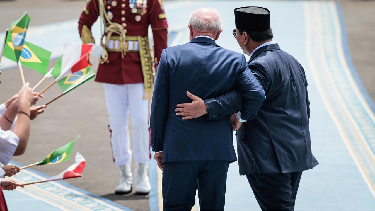 FOTO: Presiden Prabowo Sambut Presiden Brasil di Istana Merdeka, Perkuat Kerja Sama Strategis Indonesia–Brasil