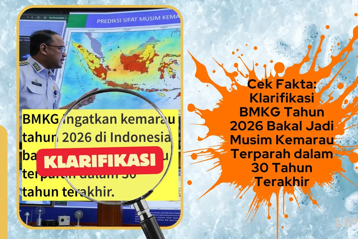 Cek fakta BMKG sebut tahun 2026 bakal jadi musim kemarau terparah