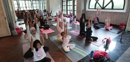 Intip aktivitas seru untuk liburan sekolah dengan yoga bersama Fimelahood Playdate (Budi Santoso)