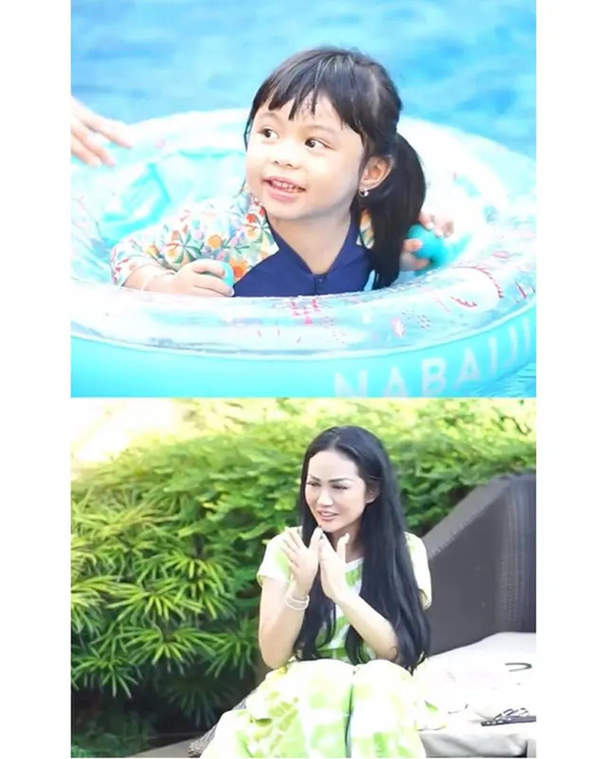 Aurel Liburan ke Madrid, Ini 6 Potret Krisdayanti Momong Ameena dan Azura di Jakarta
