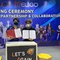 Kovee dan Meligo mengumumkan kolaborasi dengan tujuh agensi Vtuber untuk mendukung pengembangan konten digital di Indonesia. (Dok: Keevo)