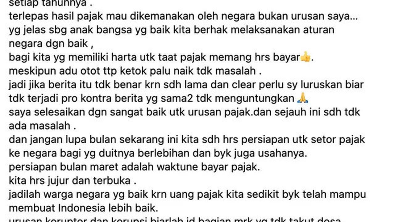 Inul Daratista Klarifikasi Kabar Akun YouTube-nya Kena Pajak Rp450 Juta padahal Sudah Lama Tak Aktif
