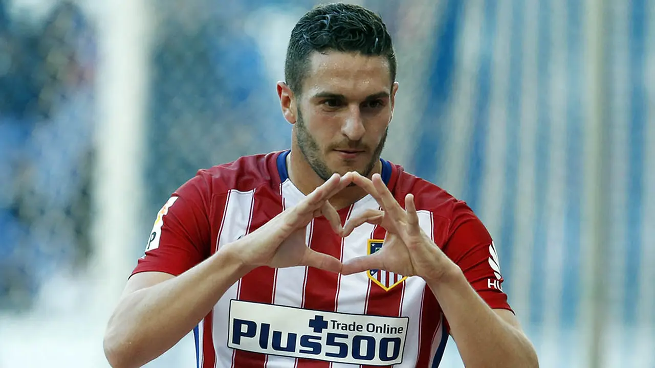 Gelandang Koke Resurreccion jadi salah satu andalan Atletico Madrid pada laga melawan Napoli di Audi Cup, Selasa (1/8/2017). 