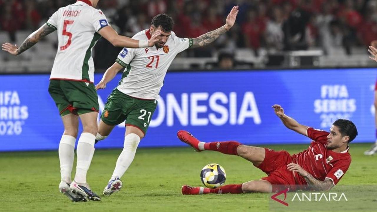 Penalti Petkov Buat Timnas Indonesia Tertinggal dari Bulgaria di FIFA Series 2026