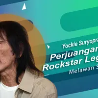 Yockie Suryoprayogo, perjuangan sang rockstar melawan sakit. (Foto: Deki Prayoga/Bintang.com Desain: Nurman Abdul Hakim/Bintang.com)