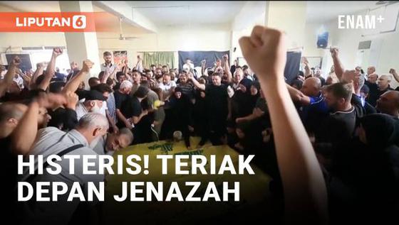 VIDEO: Pemakaman Massal Korban Serangan Udara Israel