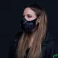 Tampilan masker pintar Project Hazel yang diperkenalkan Razer. (Sumber: Razer)