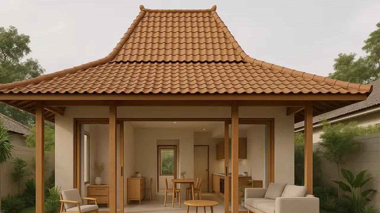 7 Model Rumah Joglo Modern Klasik 1 Lantai, Perpaduan Tradisi dan Kenyamanan Masa Kini