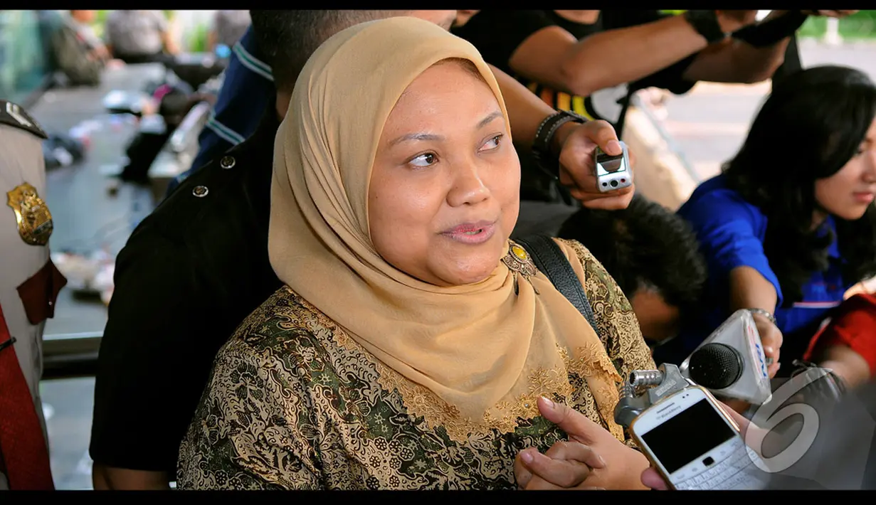 Penyidik KPK memanggil Ketua Komisi VIII DPR, Ida Fauziyah, sebagai salah satu saksi kasus Haji (Liputan6.com/Faisal R Syam)