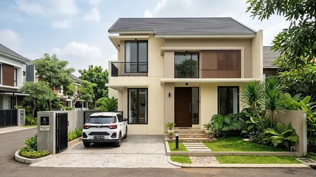 8 Warna Cat Exterior Rumah Minimalis yang Elegan 2026, Tahan Lama di Iklim Tropis