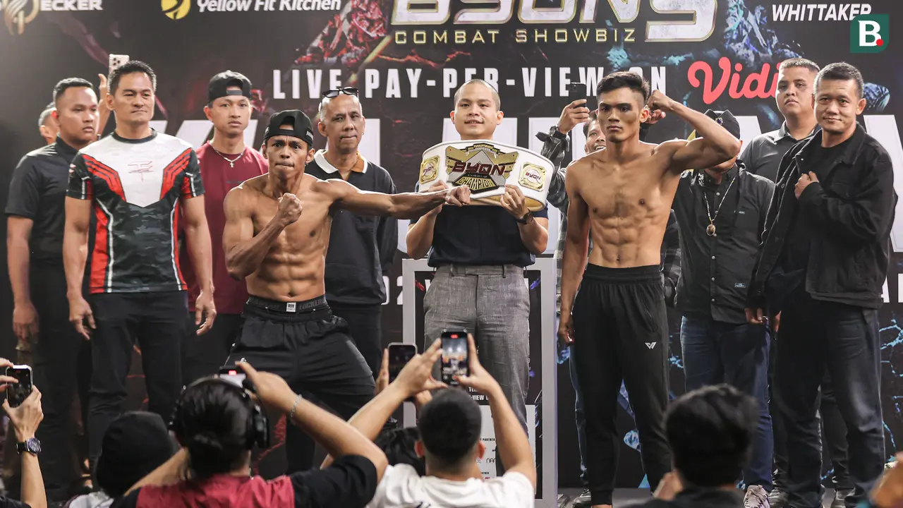Byon Combat Showbiz Vol. 5 akan digelar pada Sabtu (28/6/2025) di Tennis Indoor Senayan, Jakarta Pusat.