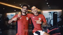 Dua penggawa Timnas Indonesia, Ricky Kambuaya dan Beckham Putra menjalani sesi gym di Bali Jumat (30/5/2025). (Dok. Timnas Indonesia).