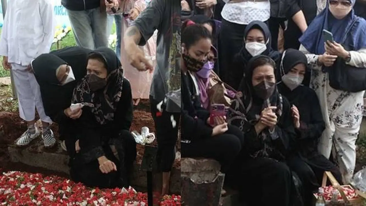 Oddie Agam Meninggal Dunia, Ini 7 Potret Chintami Atmanegara Saat Antarkan Jenazah