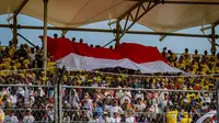 Suasana Pertamina Mandalika International Circuit, Nusa Tenggara Barat (NTB), yang menjadi tuan rumah ajang MotoGP Mandalika 2024. (dok. Biro Komunikasi Publik Kemenparekraf)
