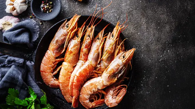 Ilustrasi Udang, Salah Satu Seafood Pemicu Asam Urat
