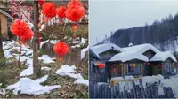 Desa Wisata Ini Nekat Pakai Kapas sebagai Pengganti Salju, Berujung Minta Maaf