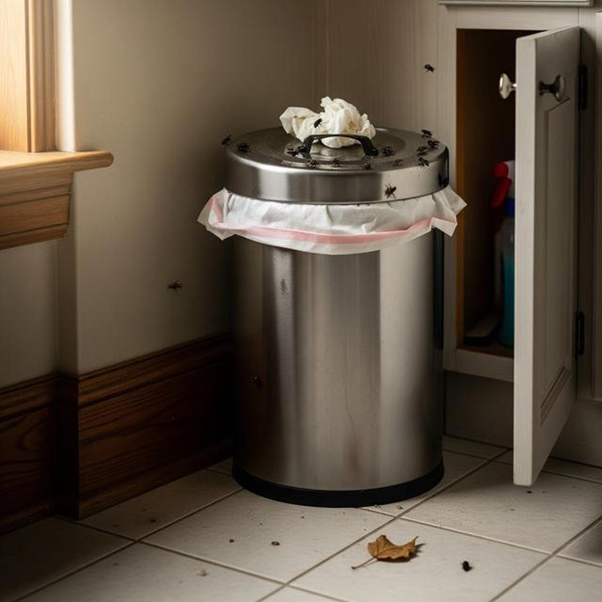 Tempat sampah di dapur